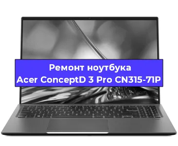 Чистка от пыли и замена термопасты на ноутбуке Acer ConceptD 3 Pro CN315-71P в Челябинске